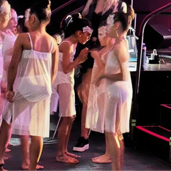 Custom Lyrical or Contemporary Solo Costume Size 8/9 White - Picture 8 of 12